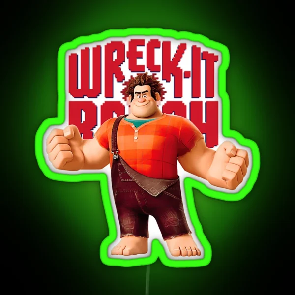 Wreck It Ralph Game RGB Neon Sign