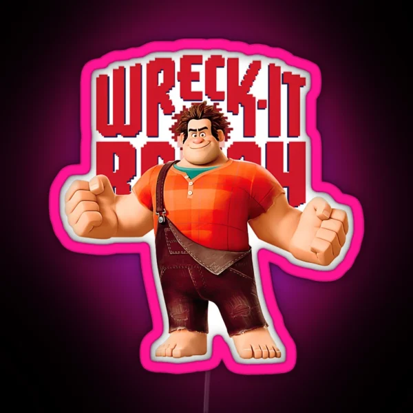 Wreck It Ralph Game RGB Neon Sign
