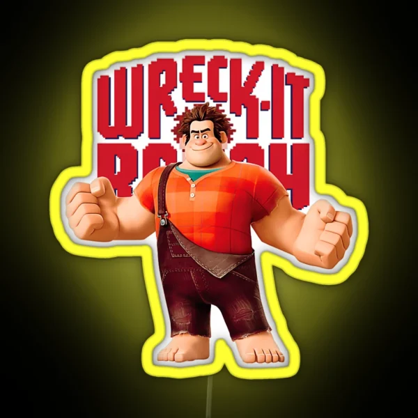 Wreck It Ralph Game RGB Neon Sign