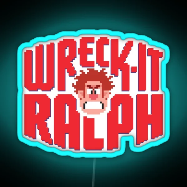 Wreck It Ralph RGB Neon Sign