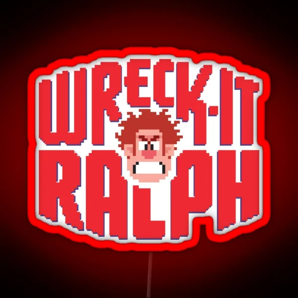 Wreck It Ralph RGB Neon Sign