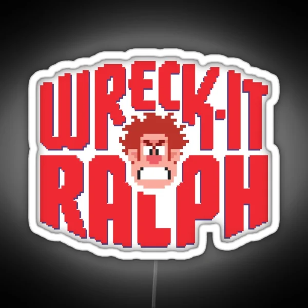 Wreck It Ralph RGB Neon Sign