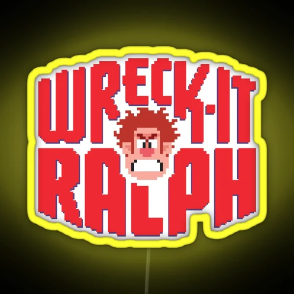 Wreck It Ralph RGB Neon Sign