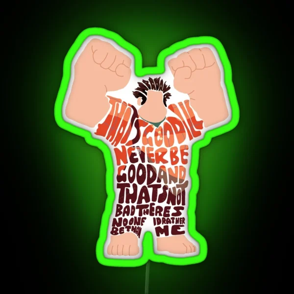 Wreck It Ralph RGB Neon Sign