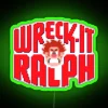Wreck-It Ralph neon sign in green