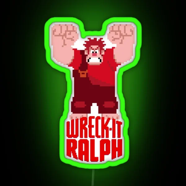Wreck It RGB Neon Sign
