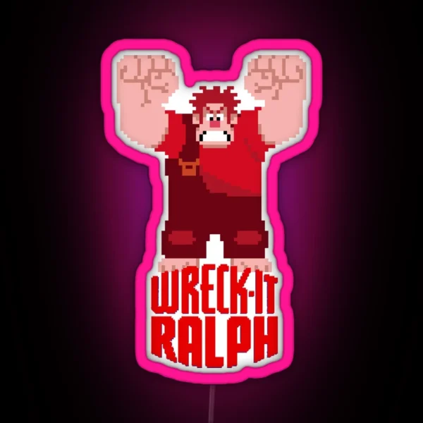 Wreck It RGB Neon Sign