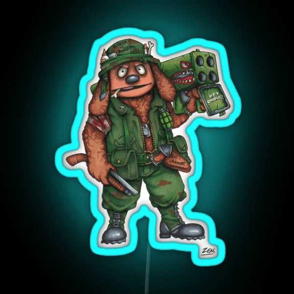 Wreck It Rowlf RGB Neon Sign