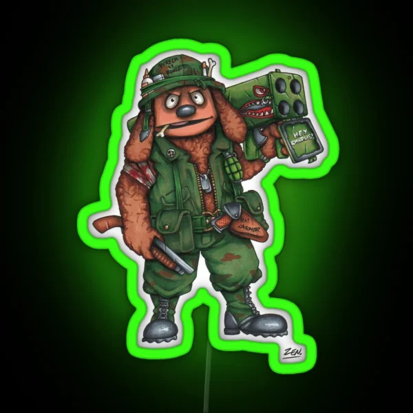 Wreck It Rowlf RGB Neon Sign