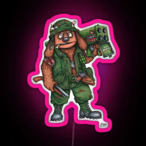 Wreck It Rowlf RGB Neon Sign
