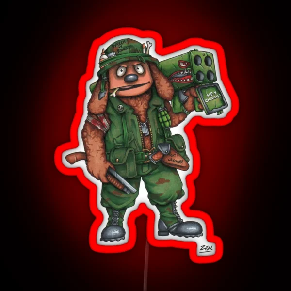 Wreck It Rowlf RGB Neon Sign