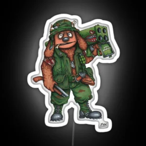 Wreck It Rowlf RGB Neon Sign
