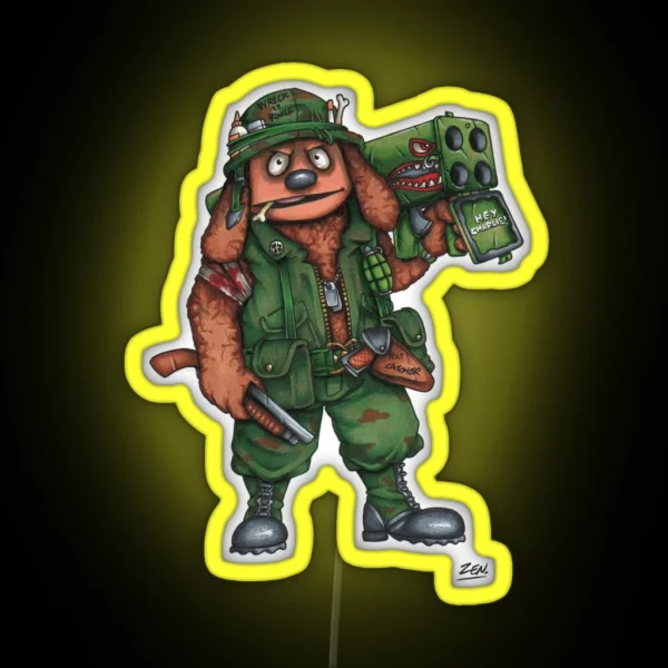 Wreck It Rowlf RGB Neon Sign