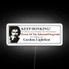 Wreck of the Edmund Fitzgerald neon sign inspired by Gordon Lightfoot