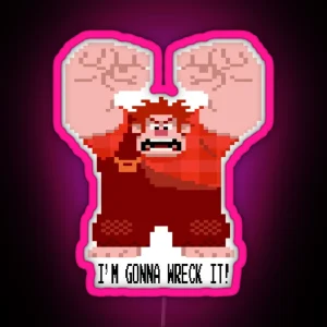 Wreckit Ralph Gonna Wreck It RGB Neon Sign