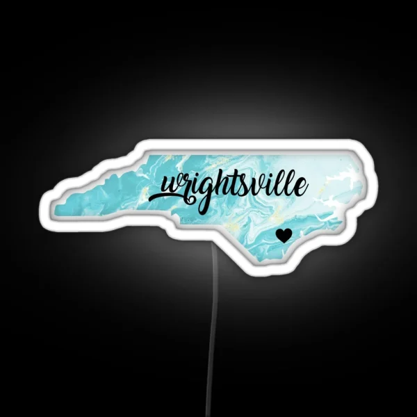 Wrightsville Beach NC RGB Neon Sign