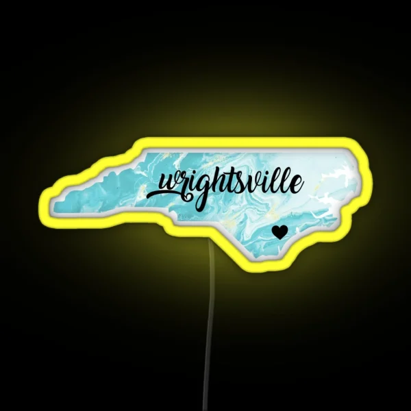 Wrightsville Beach NC RGB Neon Sign
