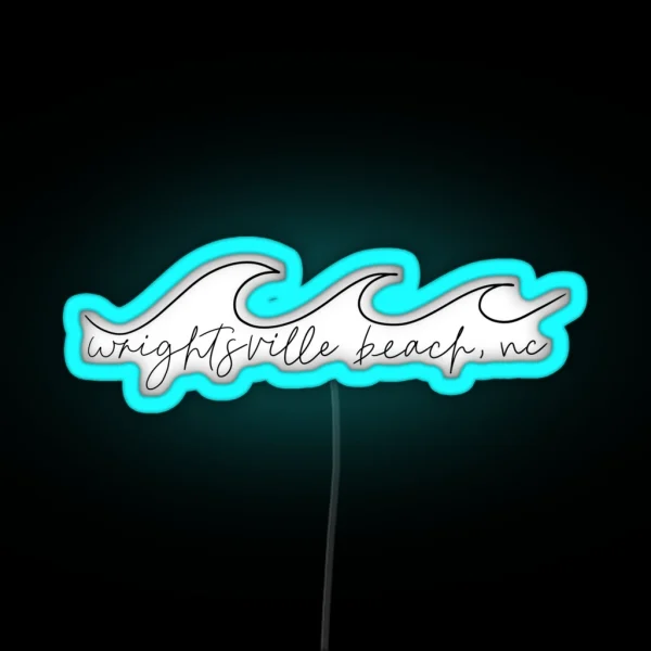 Wrightsville Beach NC RGB Neon Sign