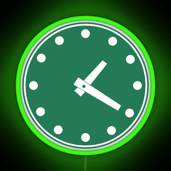 Wrigley Field Game Clock RGB Neon Sign