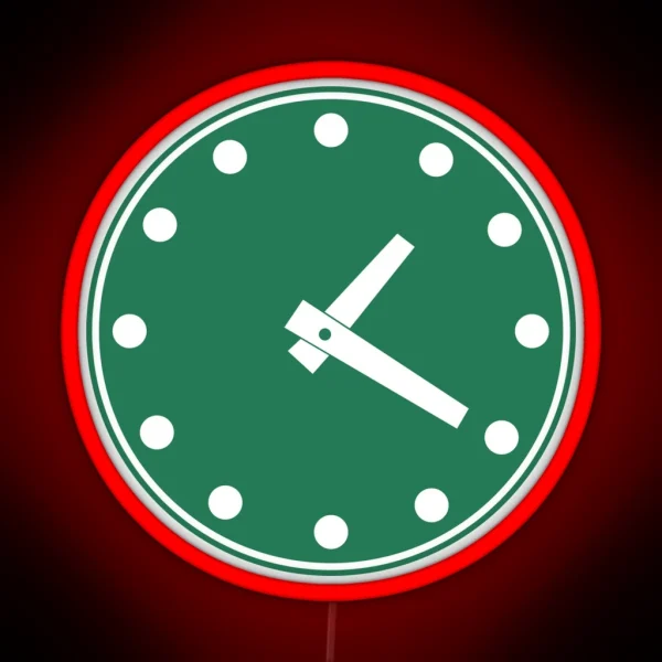 Wrigley Field Game Clock RGB Neon Sign