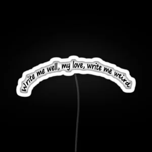 Write Me Well Curved RGB Neon Sign