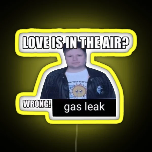Wrong Gas Leak RGB Neon Sign