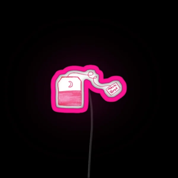 Wtches Brew Tea Bag RGB Neon Sign