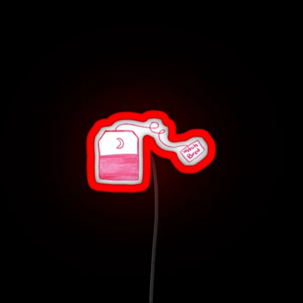 Wtches Brew Tea Bag RGB Neon Sign