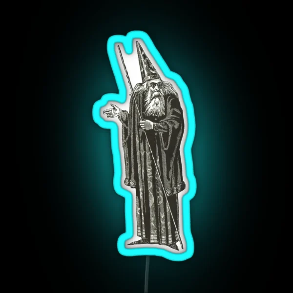 WTF Wizard RGB Neon Sign