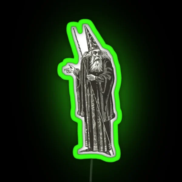 WTF Wizard RGB Neon Sign