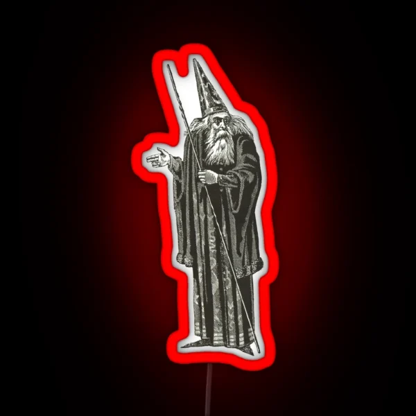 WTF Wizard RGB Neon Sign