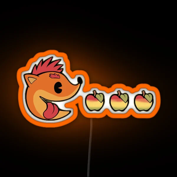 Wumpa Fruit Lunch RGB Neon Sign