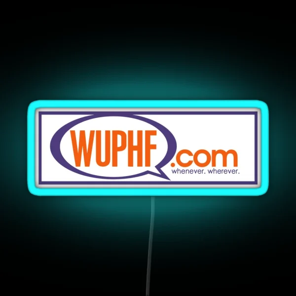 WUPHF The Office RGB Neon Sign