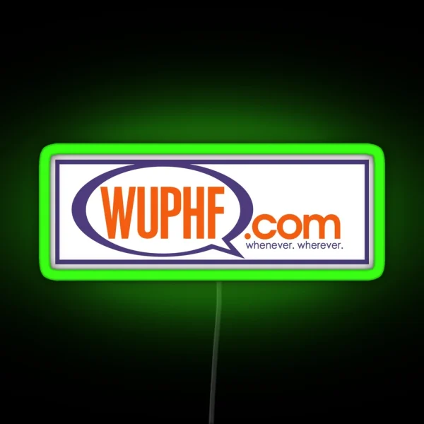 WUPHF The Office RGB Neon Sign