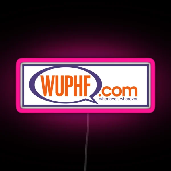 WUPHF The Office RGB Neon Sign