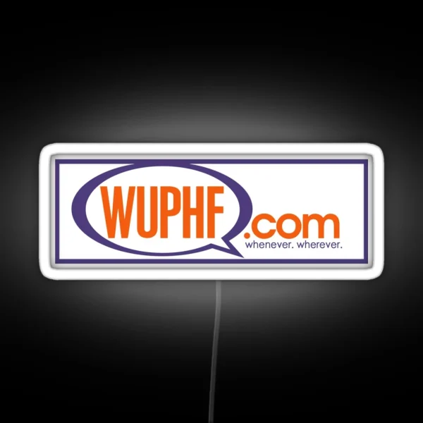 WUPHF The Office RGB Neon Sign