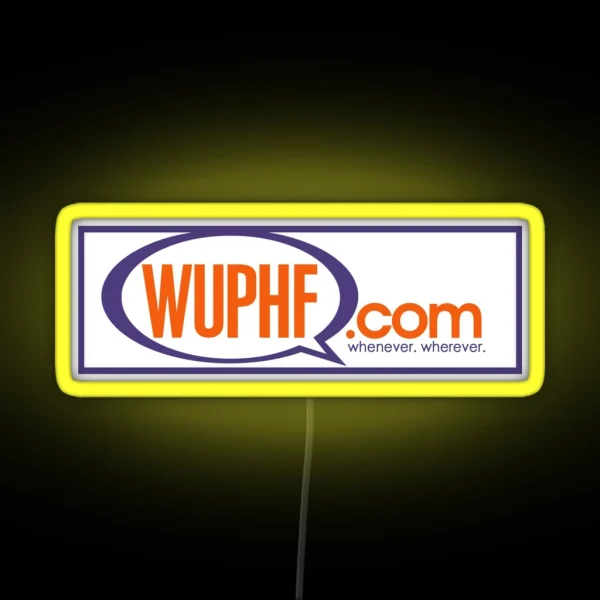 WUPHF The Office RGB Neon Sign