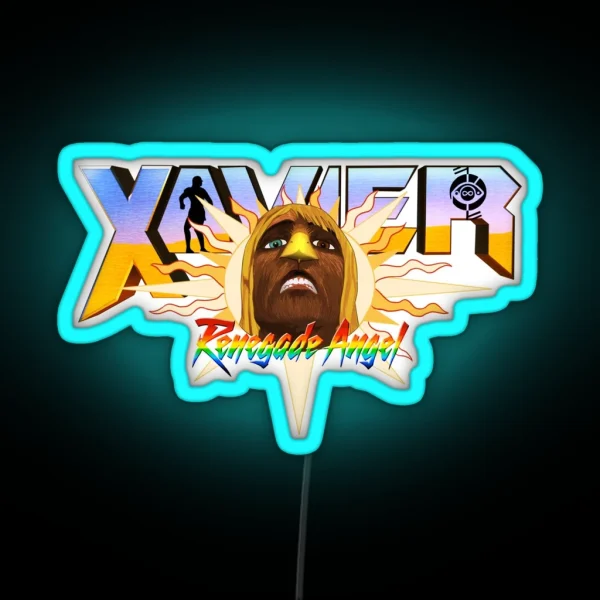 Xavier Renegade Angel RGB Neon Sign