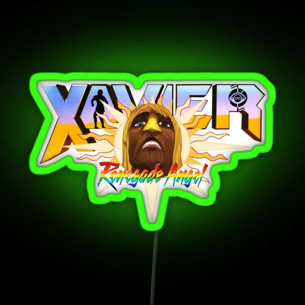 Xavier Renegade Angel RGB Neon Sign