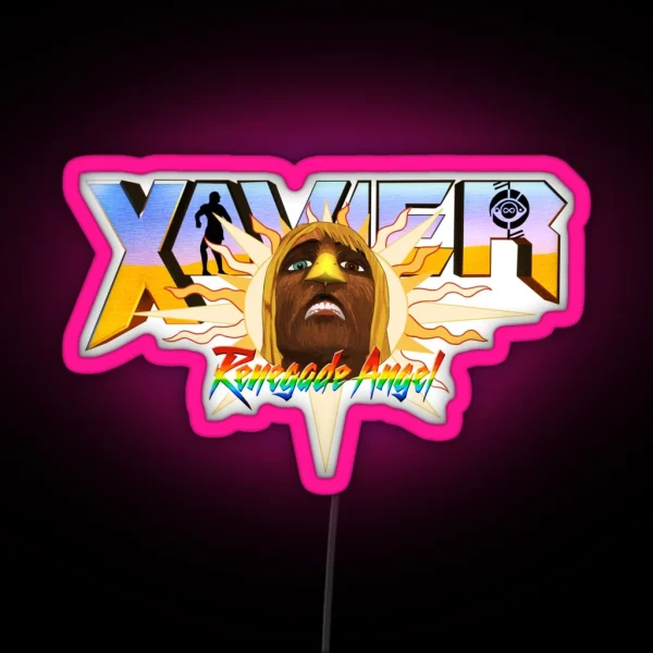 Xavier Renegade Angel RGB Neon Sign