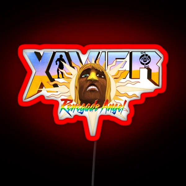 Xavier Renegade Angel RGB Neon Sign