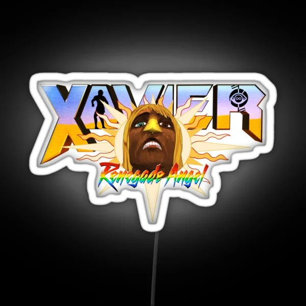Xavier Renegade Angel RGB Neon Sign