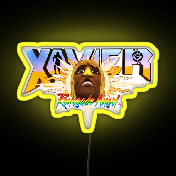 Xavier Renegade Angel RGB Neon Sign