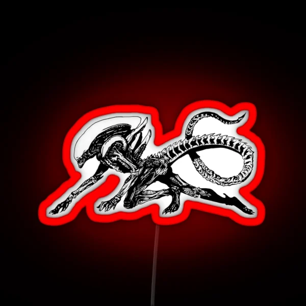 Xenomorph Alien Movie RGB Neon Sign