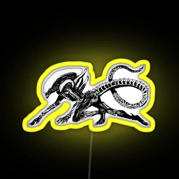 Xenomorph Alien Movie RGB Neon Sign