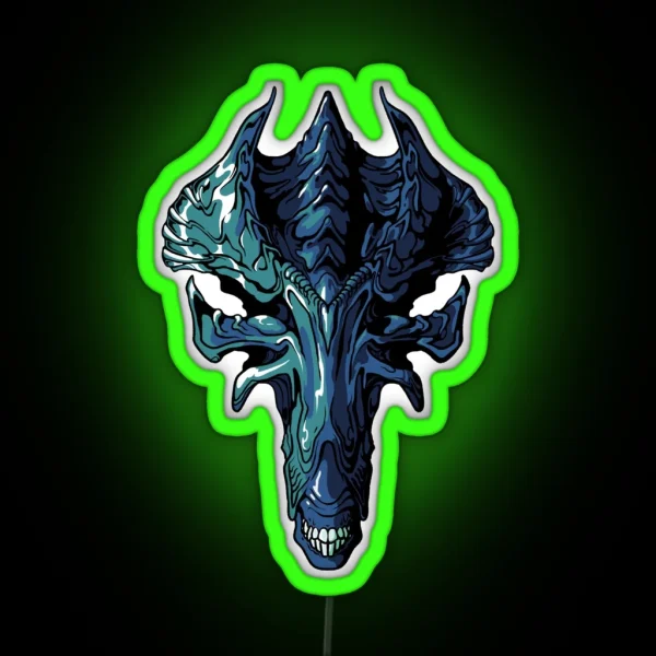 Xenomorph Queen RGB Neon Sign