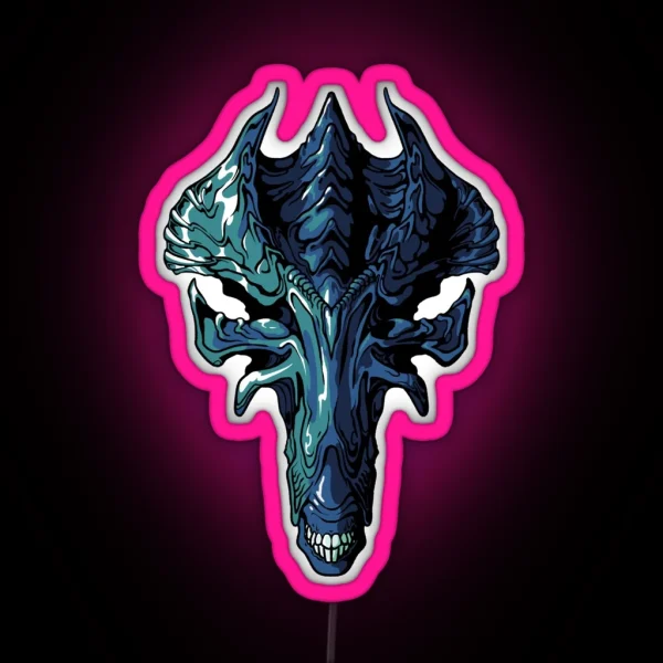 Xenomorph Queen RGB Neon Sign
