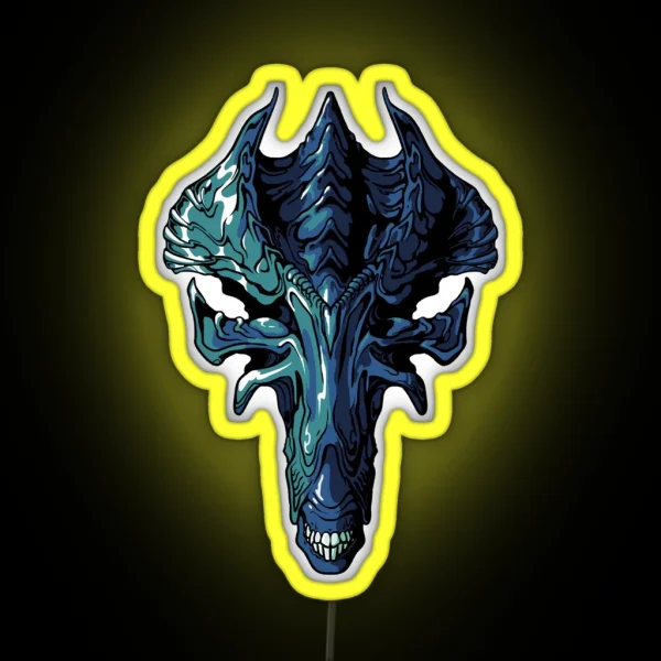 Xenomorph Queen RGB Neon Sign
