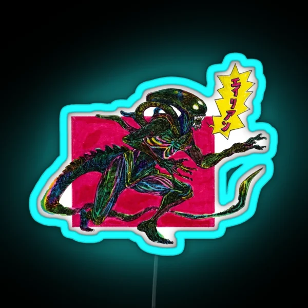 Xenomorph RGB Neon Sign