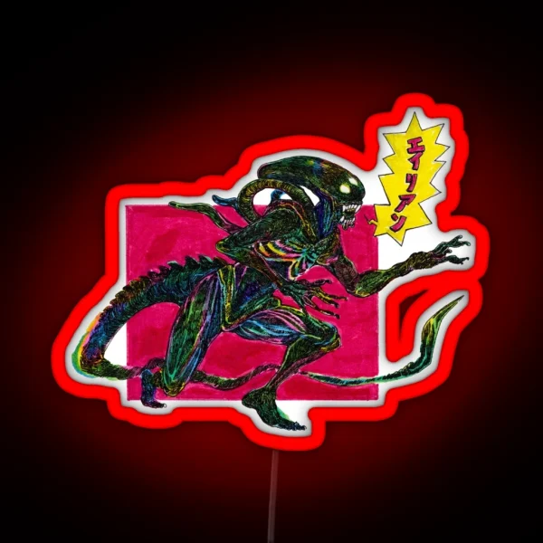 Xenomorph RGB Neon Sign